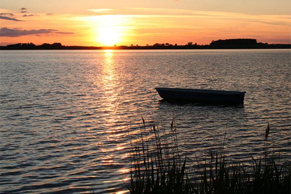 Foto Bodden mit Bot